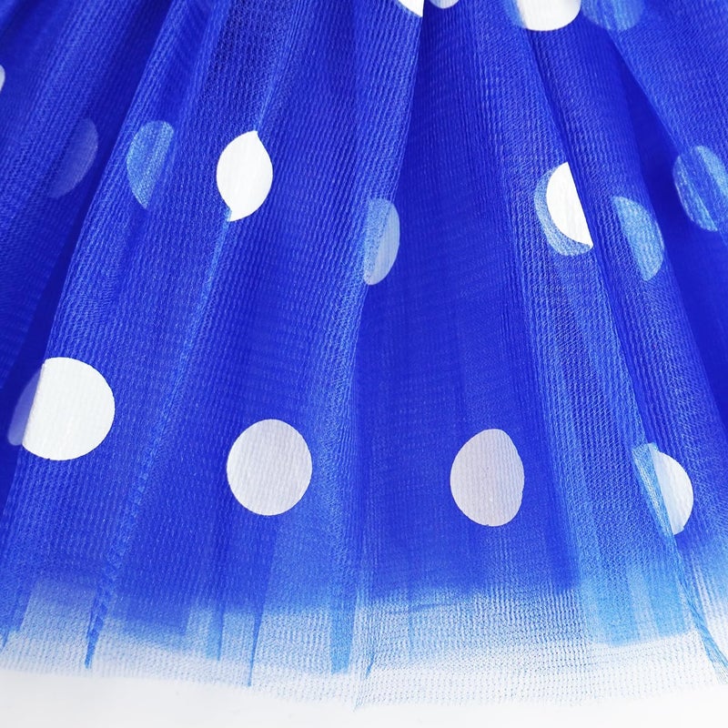 DMLBC Adult Women Polka Dots Tutu Skirt Teens Ballet Tulle Tutu Dress-Up Birthday Christmas Tutu Costume for Women - Image 3